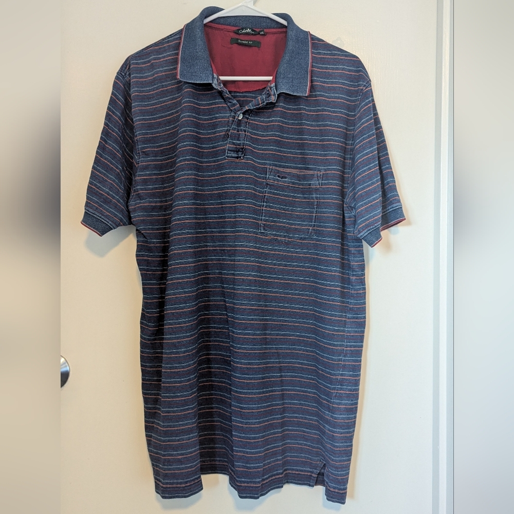 Men's Shirt, Striped, Classic Fit, XXL
